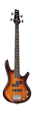 Ibanez 4 String Bass Guitar, Right, Brown Sunburst (GSRM20BS
