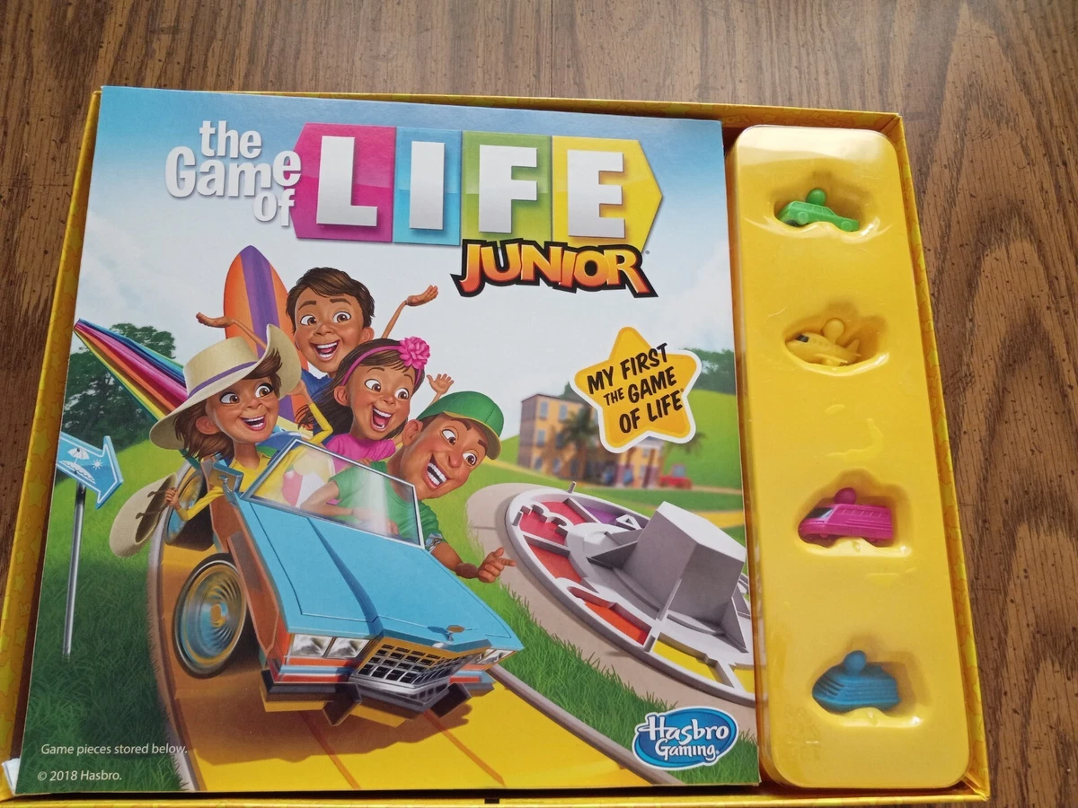 the Game of Life Junior Board Game, Game for Kids Ages 5 and up, for 2-4  Players 