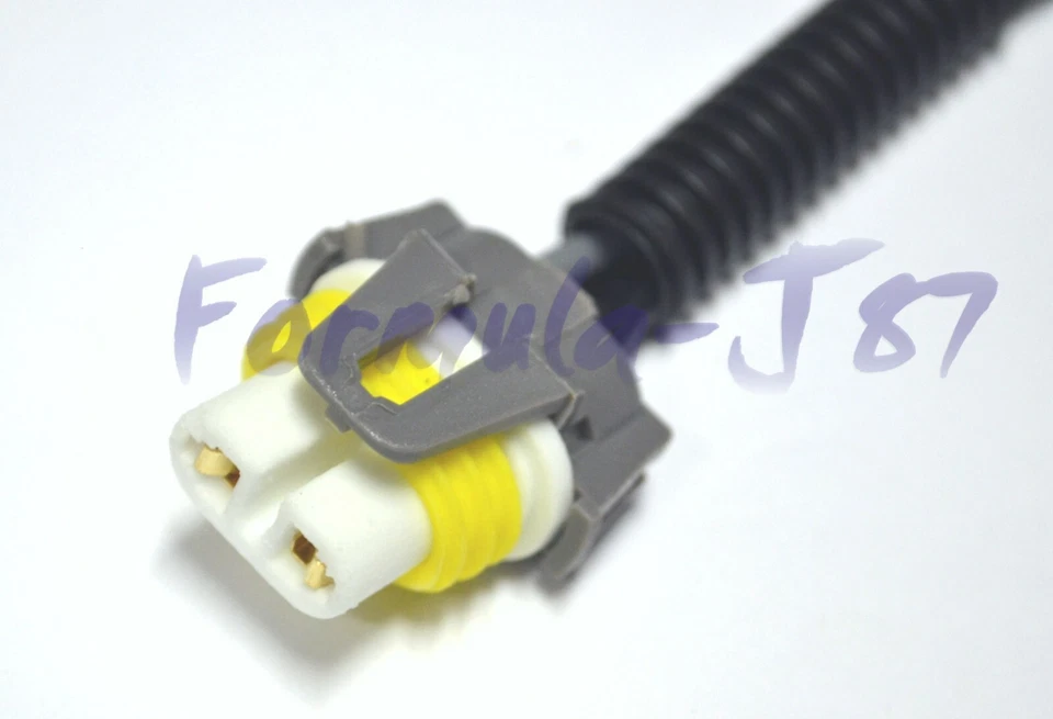 Extension Wire Ceramic C 880 Two Harness Fog Light Bulb Socket Plug Connector EO - Image 3 of 4