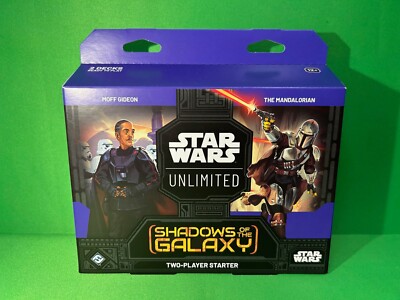 Star Wars Unlimited Factory Sealed Shadows of the Galaxy 2 Player Starter Kit