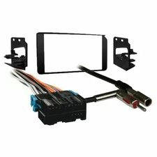 Double DIN Car Stereo Install Kit &  Harness for 1995-2002 C/K Silverado/Sierra