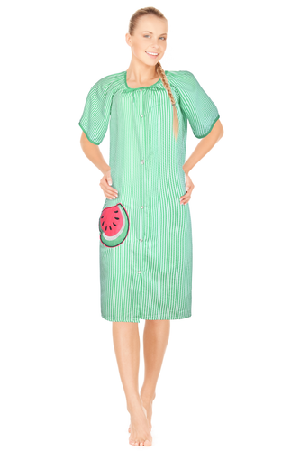 JEFFRICO Hauskleider für Damen mit Taschen leichter Staubmantel Hausmantel 2009 - Bild 33 von 48