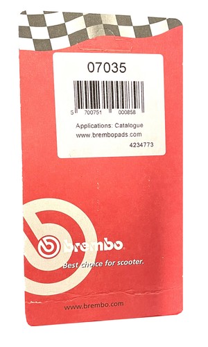 Pastiglie Brembo Carbon Ceramic Posteriori per TRIUMPH SPEED TRIPLE 1050 04>07 - Foto 2 di 4