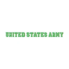 U.S. Army Window Strip Bumper Sticker Military Vinyl Soldier Decal 5"