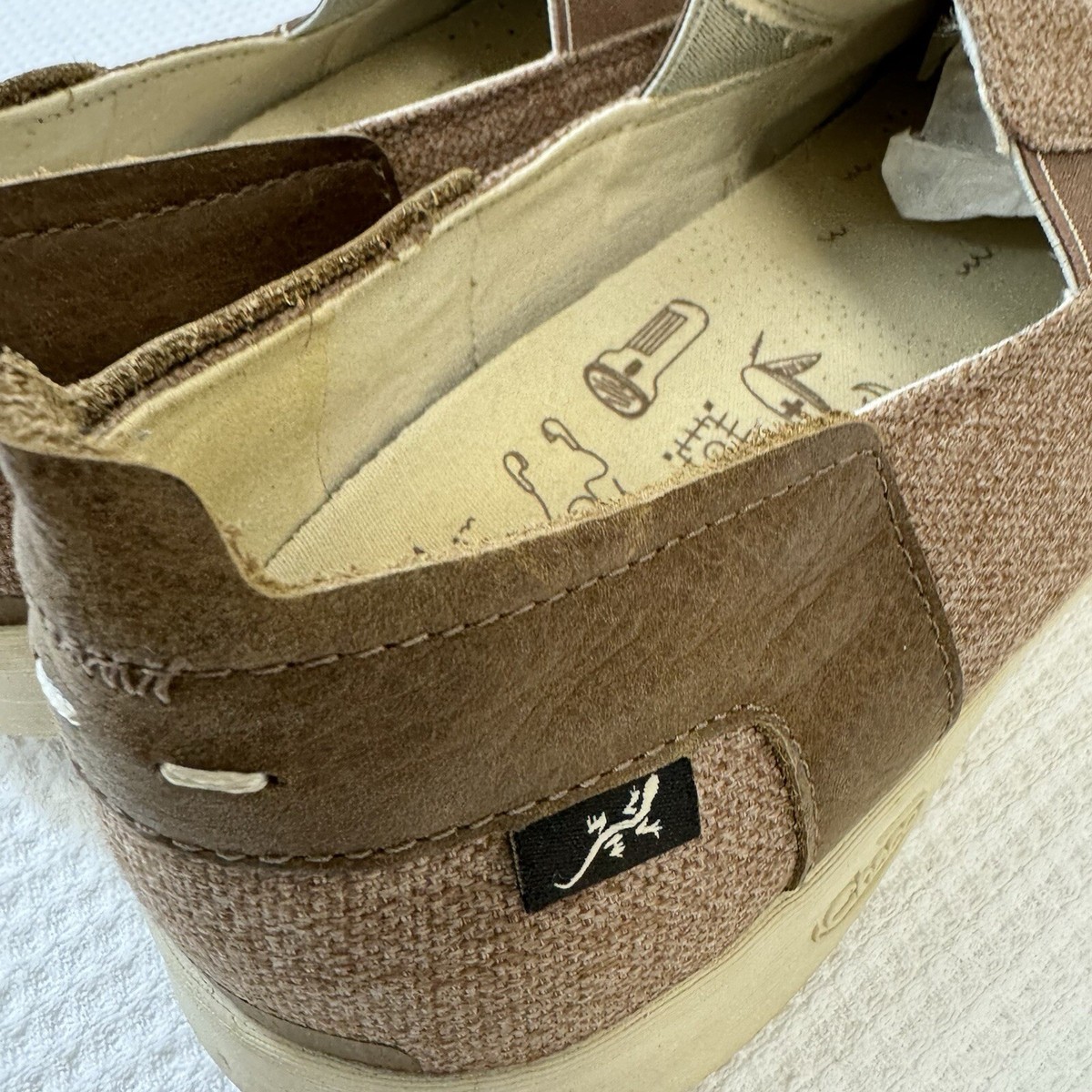 Chaco Men\'s Slip-On Canvas Davis Loafers Shoe - Brown Size 9 Chaco Davis Men main image 2