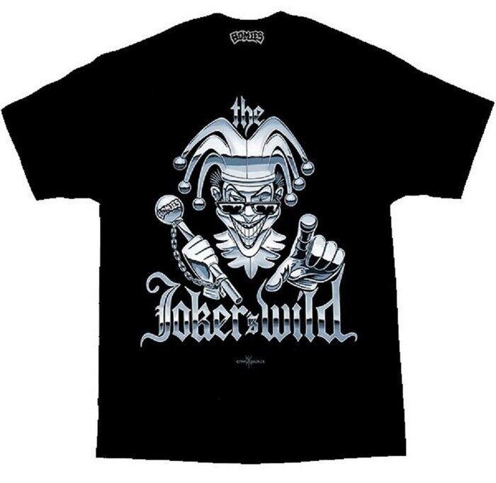 HOMIES SIGNATURE- JOKERS WILD Chrome - Men's MAX HWT Tee | eBay HOMIES SIGNATURE- JOKERS WILD Chrome - Men's MAX HWT Tee | eBay