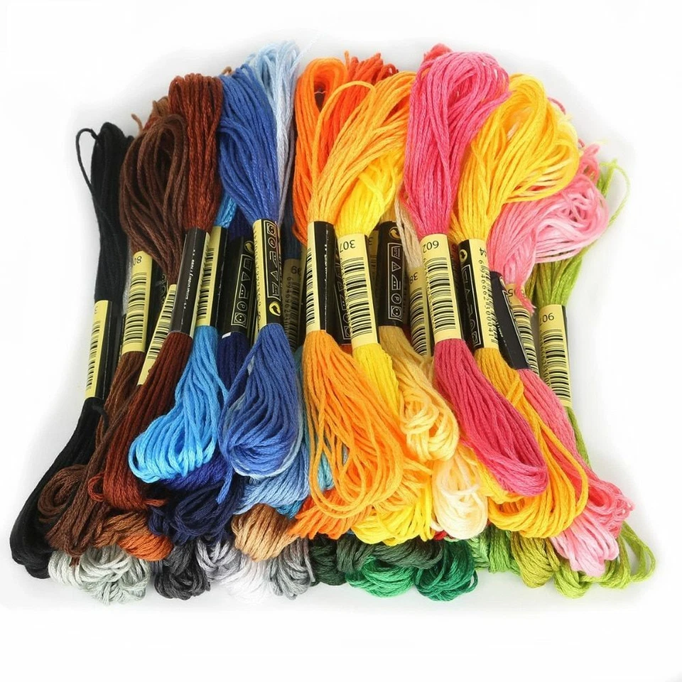 8pcs/set DMC Cross Stitch Cotton Embroidery Thread DIY Sewing Skeins Floss Craft - Image 3 of 4
