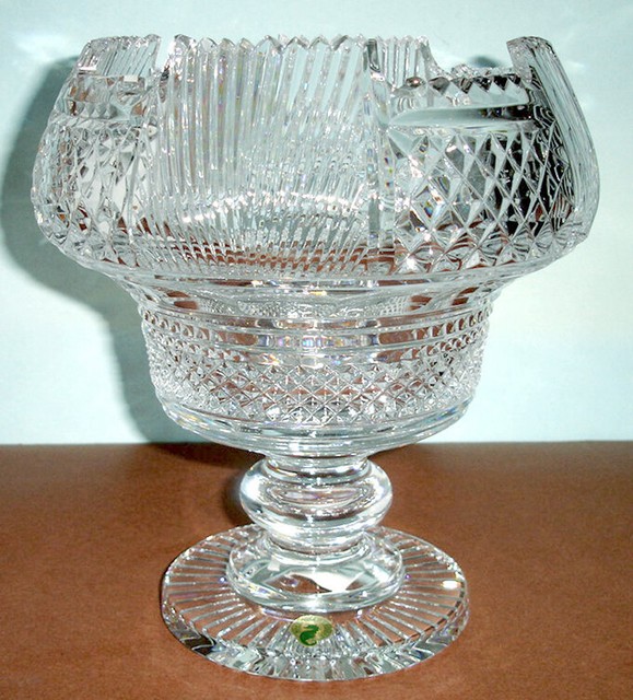 Waterford Crystal Heritage Prestige 9" Footed Centerpiece Bowl Ireland