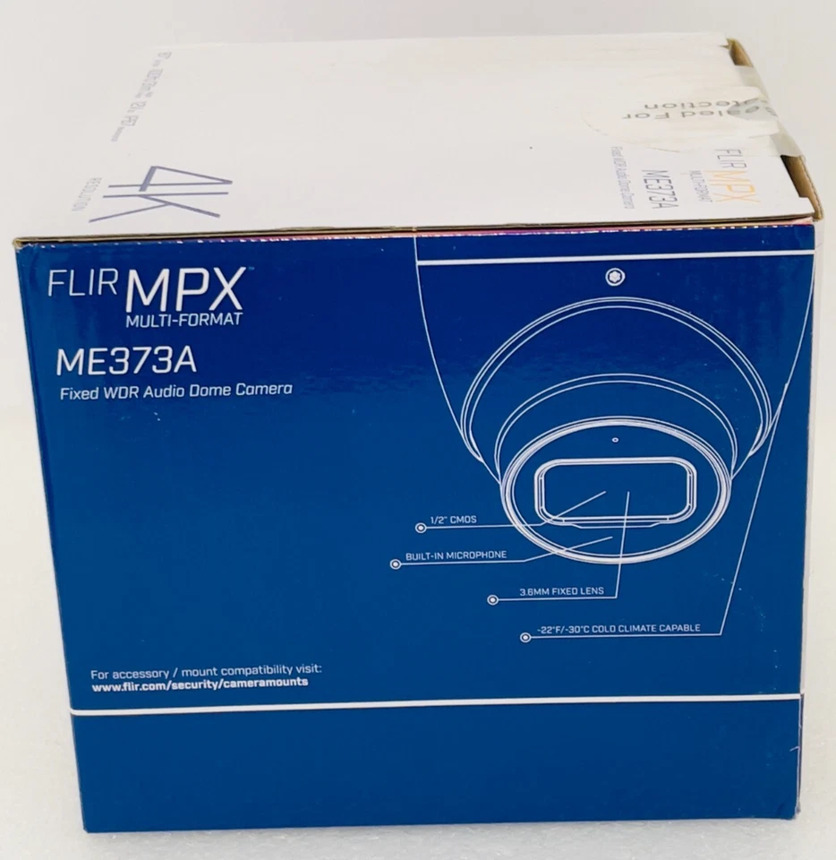 LOREX BY FLIR ME373A 4K 8MP MPX Ultra HD WDR Fixed Audio ANALOG Dome Camera NEW - Image 3 of 3
