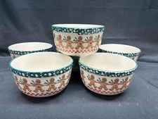 Tienshan Folkcraft "GINGERBREAD" ~ Set of 6 ~ Soup / Cereal Bowls ~ 5 3/4"