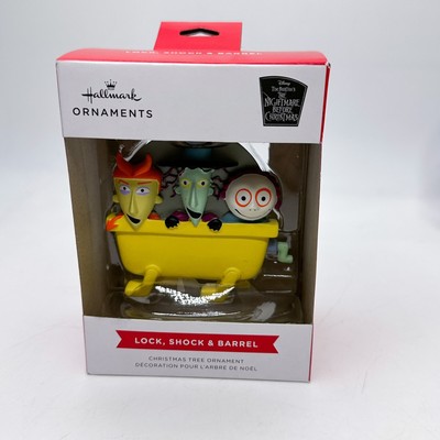 NEW Hallmark Ornament Lock Shock & Barrel Disney The Nightmare Before Christmas