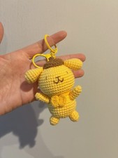 Handmade Crochet Keychain Pompom Purin In Hello Kitty Collection Keychain Gift
