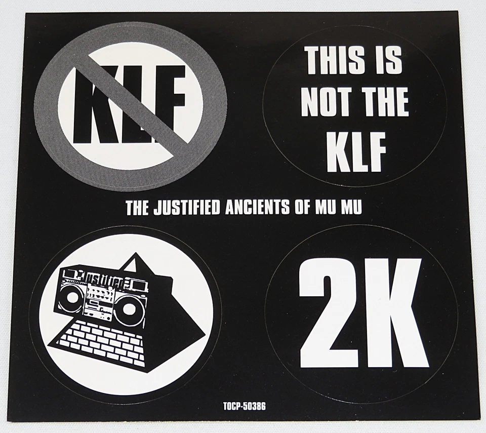 2K ***k The Millennium 6trx 1997 Japan Compilation OBI CD+Stickers THE KLF - Image 4 of 4