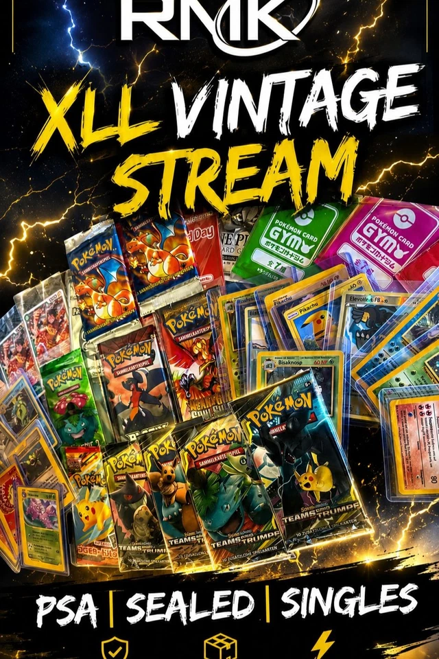 👑  XXL Pokemon VINTAGE • BOOSTER • PSA • GRAILS 👑