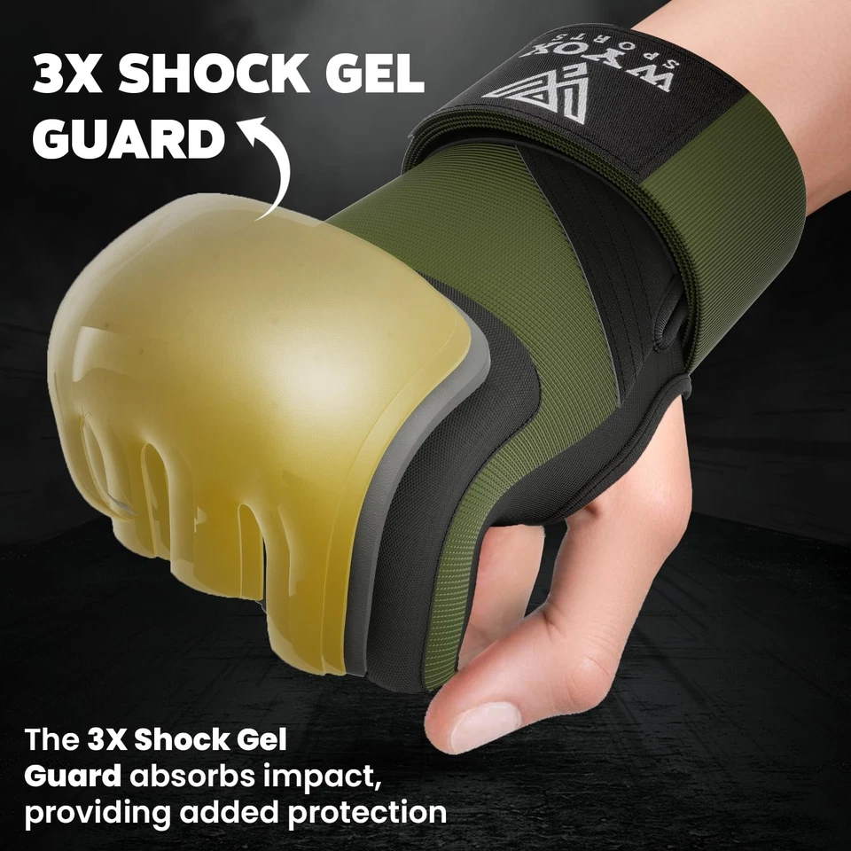 WYOX Gel Boxing Hand Wraps Inner Gloves for Men & Women 80cm Quick Wrist - Image 3 of 4