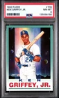 PSA 8 NM MINT 1992 FLEER KEN GRIFFEY JR. #709 MARINERS 98188 B301