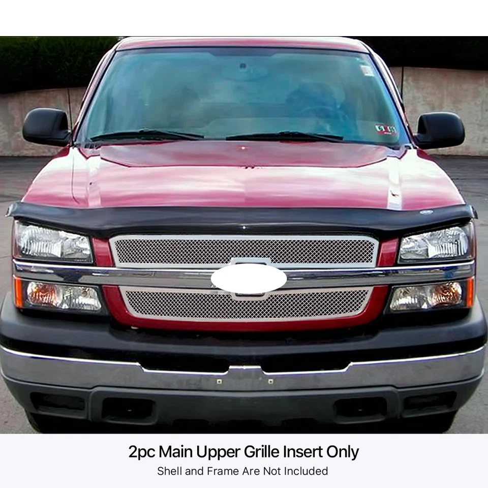 Подходит для Chevy Silverado 1500/03-04 2500 2003-2005 годов выпуска сетчатая решетка - Изображение 3 из 3