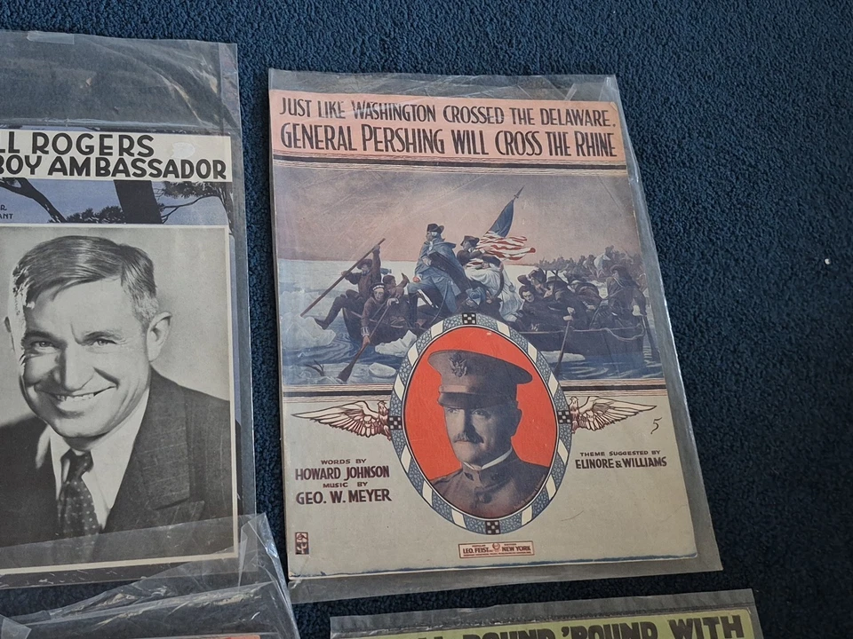 Lote De 10 Partituras Antiguas Variedad Canciones Románticas Amor Guerra GRÁFICOS + Foto 4 de 4