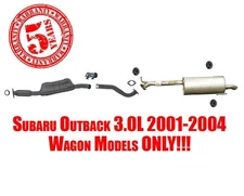 Exhaust System fits for 01-04 Subaru Outback 3.0L Wagon Models ONLY!!!