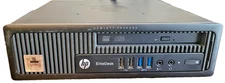 HP EliteDesk 800 G1 USDT Slim Desktop i5-4570S 8GB 256GB SSD WIN 10 w/Adapter
