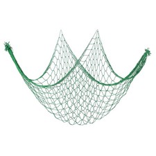 Fishing Net Decor, 80" x 40" Fish Net Decor Party Accessory, Green