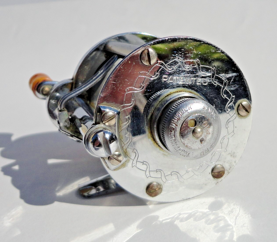 Moulinet De Pêche Vintage Pflueger Skilkast Modèle #1953 - Avec Boîte Et Inserts - Occasion