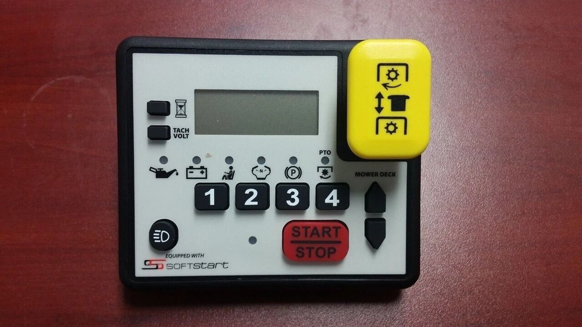 Dixie Chopper OEM Main Display with Soft Start PTO Switch 4357767