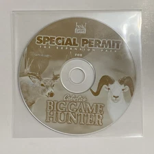 Special Permit: The Expansion Pack Cabela's Big Game Hunter (PC, 1998) Disc Only