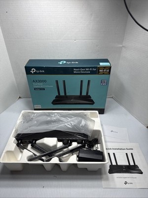 TP-Link Archer AX50 AX3000 Dual-Band Gigabit Wi-Fi 6 Router New Opened Box