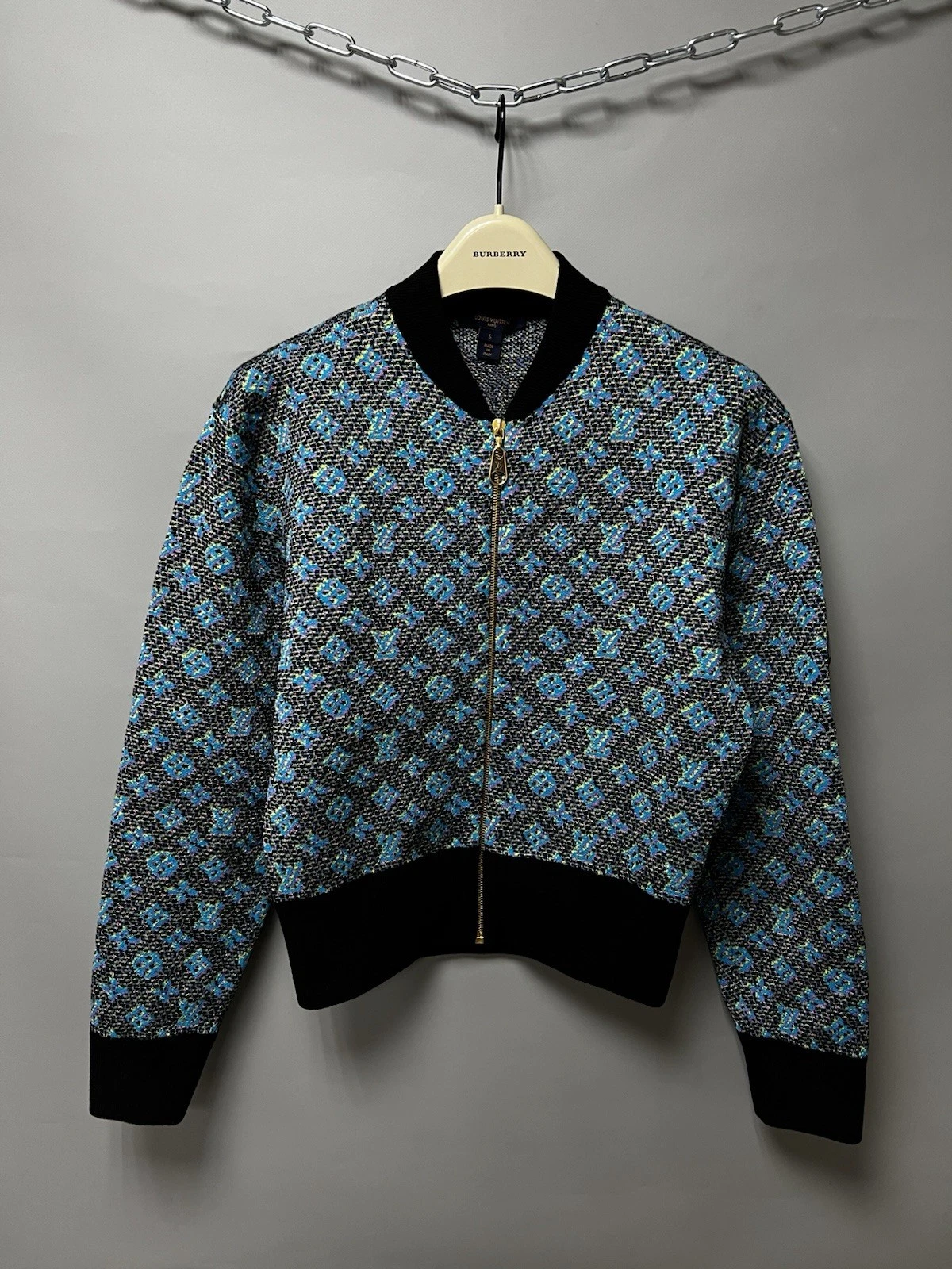 LOUIS VUITTON（LV） Louis Vuitton Monogram 3D Bomber Maglia Giacca Maglione Donna Lusso