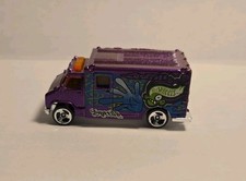 Hot Wheels 1988 Street Art Purple Speedy Graffiti Ambulance