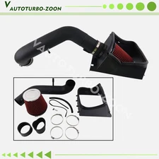 Black Cold Air Intake System Filter Heat Shield for 2011~2014 Ford F150 5.0L V8