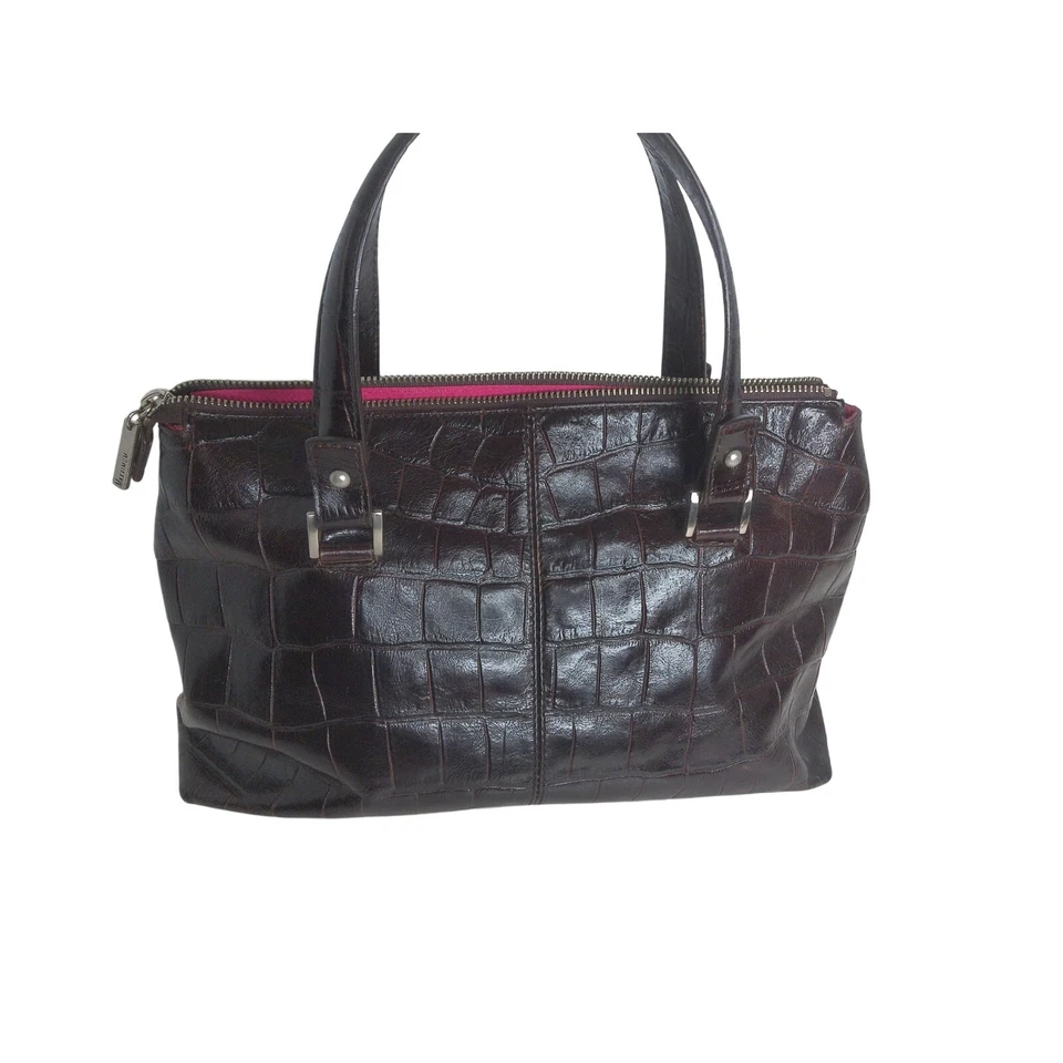 Bolso de hombro vintage Y2K Maxximum de cuero con textura en relieve  Foto 4 de 4