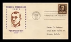 US COVER JAMES WHITCOMB RILEY FAMOUS AMERICANS FIRST DAY ISSUE SCOTT 868