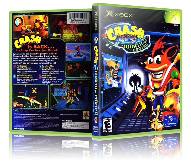 Crash Bandicoot Wrath of Cortex - Xbox