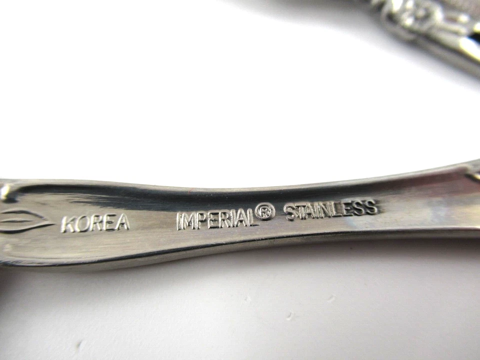 Imperial International CHALMETTE 8 cucharaditas cubiertos de acero inoxidable Corea Foto 4 de 4