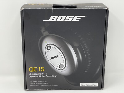 Bose QuietComfort 15 QC15 Headphones Acoustic Noise Cancelling Ear