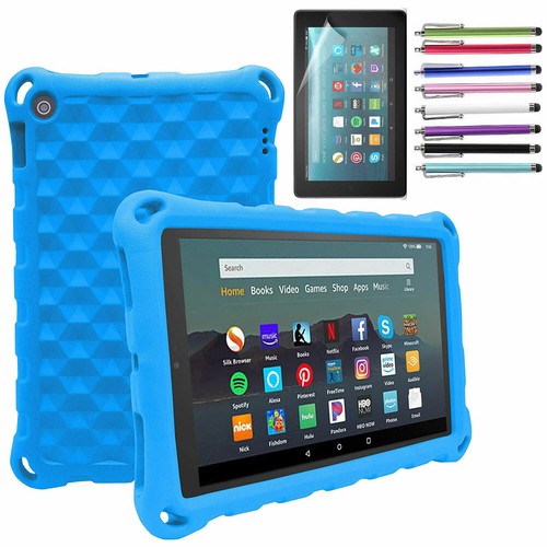 For Amazon Fire 7 inch 2022/ Fire HD 8" (2024/2022) Protective Rugged Cover Case - Picture 7 of 26