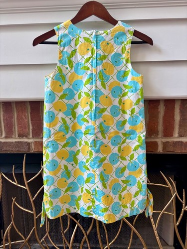 Size 12 Vintage Lilly Pulitzer Blueberries & Lemons Boutique Shift Dress - 第 2/6 張圖片
