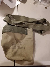 USGI M60 100-Round Ammo Bag LC-84 OD Canvas Pouch 7.62 NATO w/ Strap
