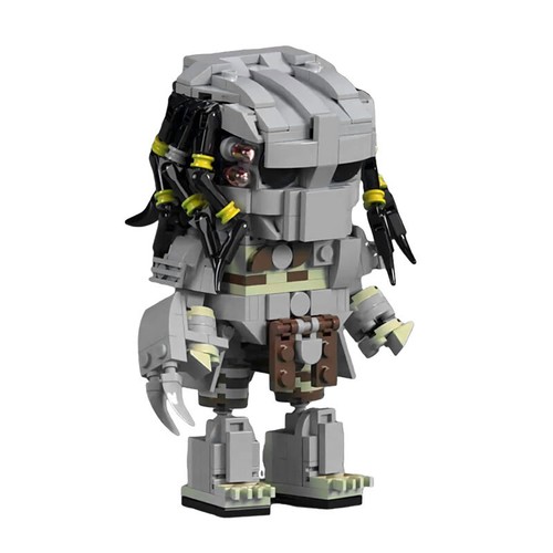 MOC Alien Predator modello blocchi da costruzione serie film 405 pezzi mattoni regalo bambino - Foto 2 di 4