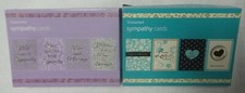 Fantus Paper 12 Assorted Sympathy Cards 3 Each Of 4 Designs - Purple or Green
