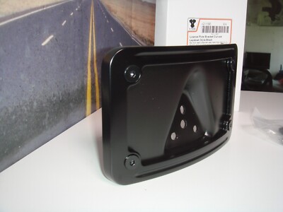 Other Motorcycle Parts - License Plate Curved Laydown Number Mount Frame Bracket For Harley Softail Flstsc Deluxe Flstn 2005 2007
