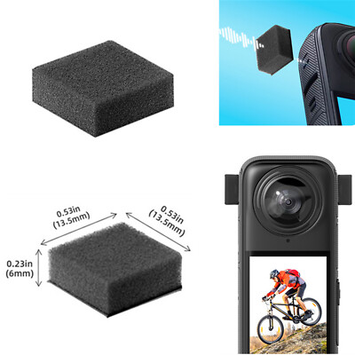 Kamera Mic Windschutzscheibe Noise Reduction Schwamm Für Insta360 X4/X3 Zubehör