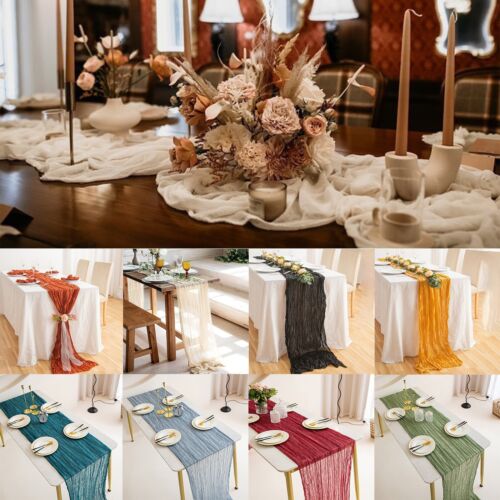 Servilletas decorativas para corredor de mesa envolvente de regalo multicolor romántico de alta calidad - Imagen 1 de 80