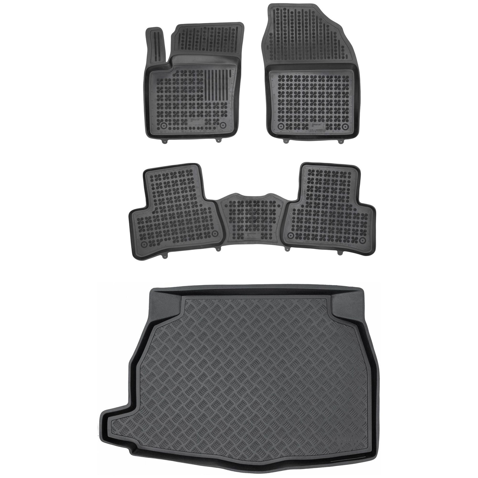 Tapis de coffre en PE étanche et tapis de sol antidérapants Toyota C-HR