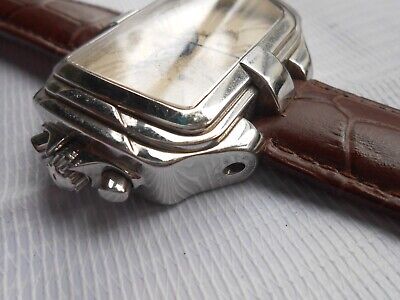 ULTRA RARE SS PRIMA DONNA GIO MONACO GENEVE TV DIAL MEN QUARTZ CHRONOGRAPH  WATCH