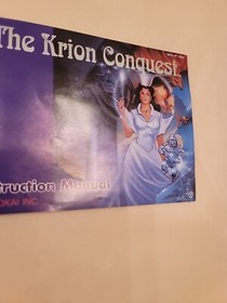 The Krion Conquest Nintendo NES Instruction Manual Booklet ONLY Nice! VIC TOKAI