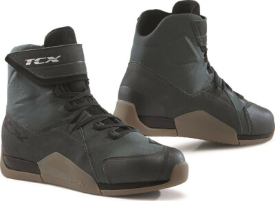 Tcx District Wp Gunmetal Brown Sport Touring Naked Motorcycle Shoes