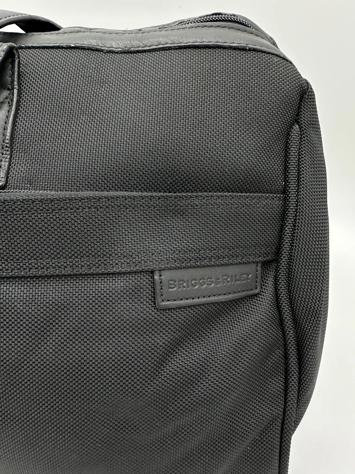 Briggs & Riley Baseline Large Travel Satchel Duffel Bag BLK Ballistic Nylon 20” - Image 2 of 4